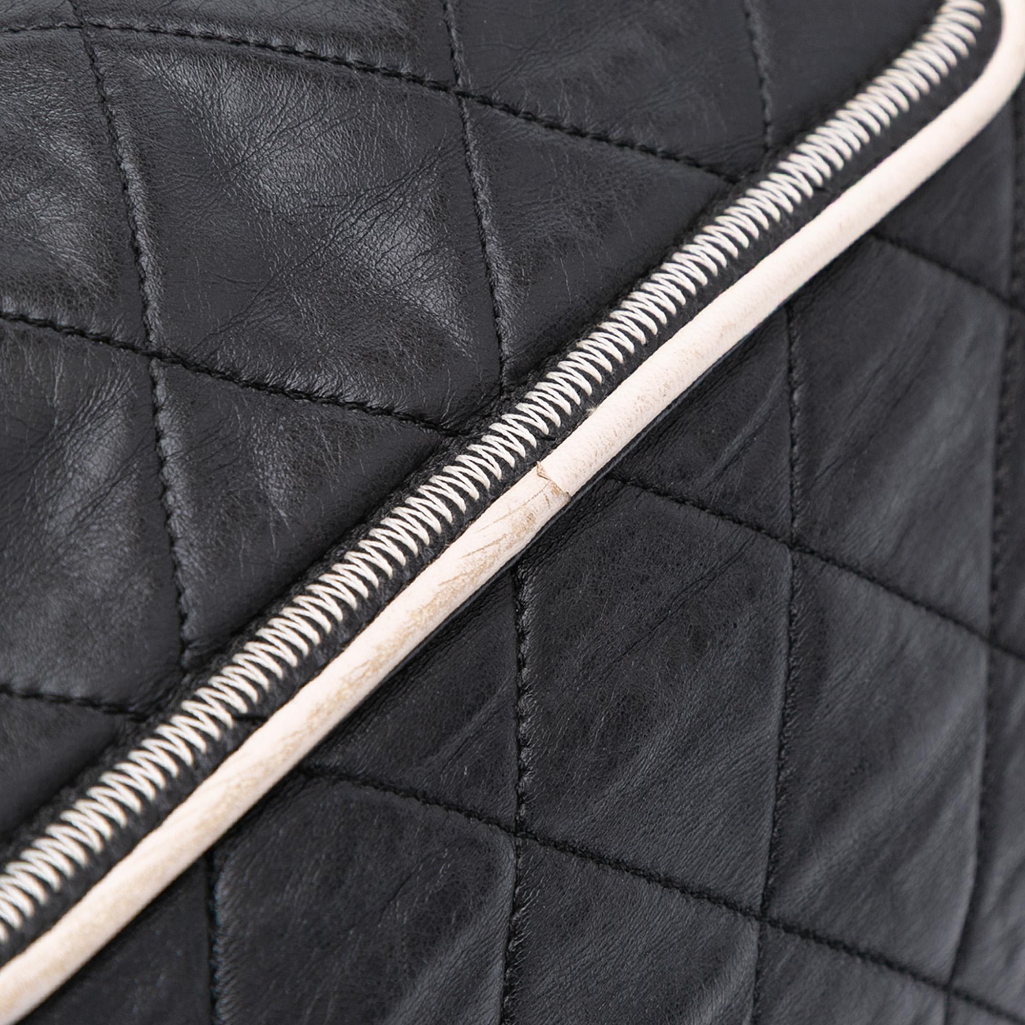 Chanel Quilted Lambskin East West Accordion Flap