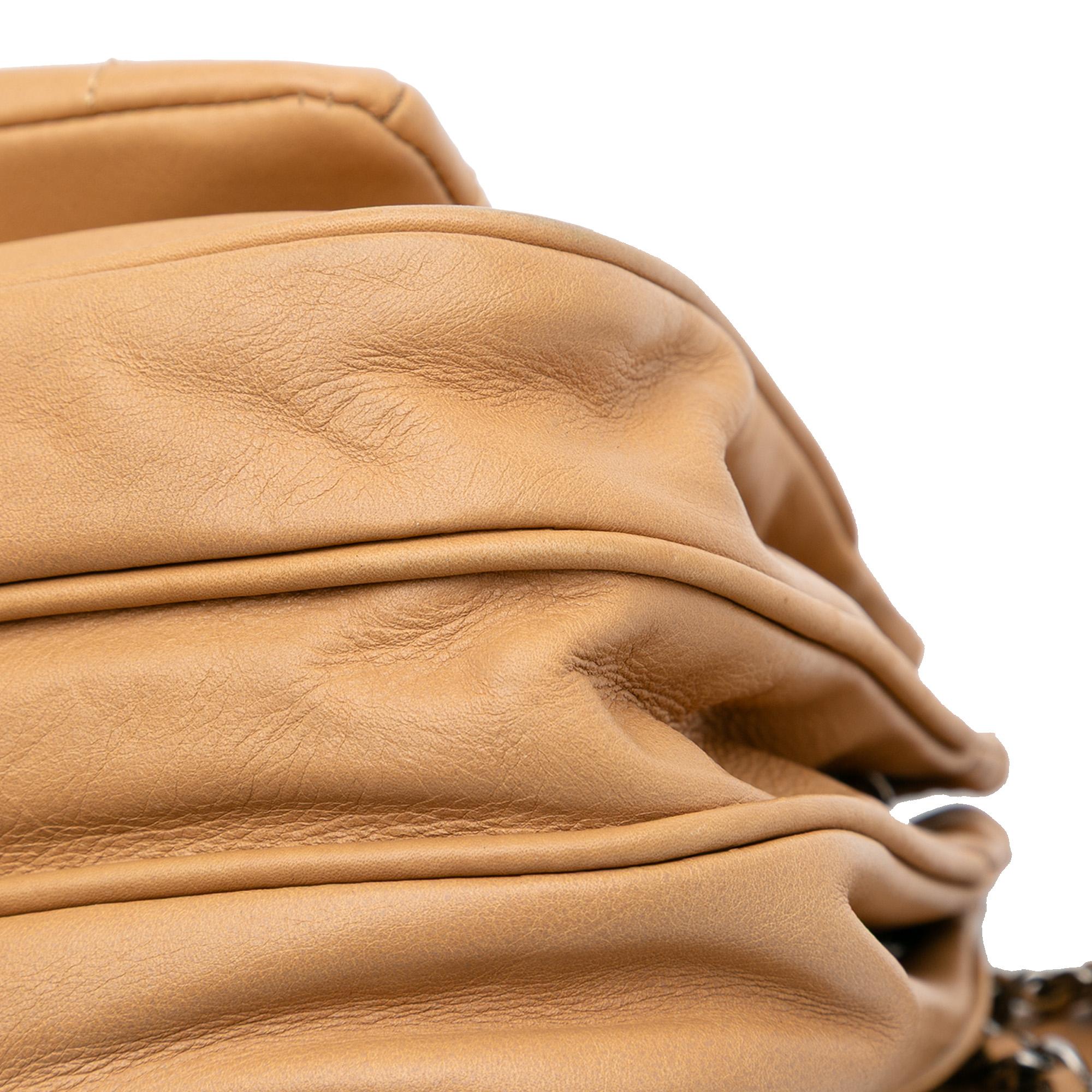 Chanel Quilted Lambskin Mademoiselle Lock Accordion Flap