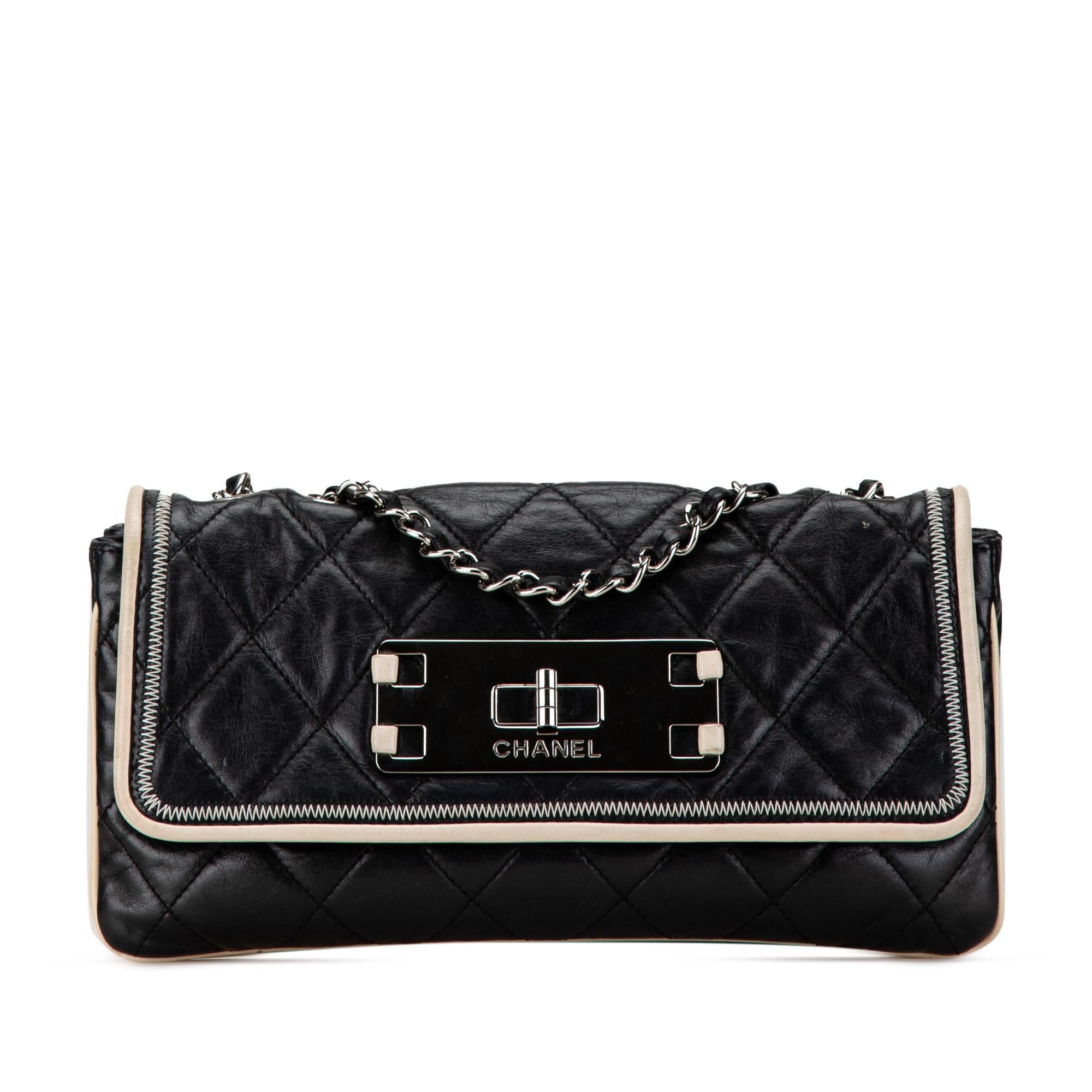 Chanel Quilted Lambskin Reissue East West Flap