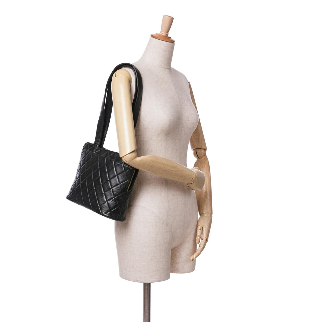 Chanel Quilted Lambskin Shoulder Bag