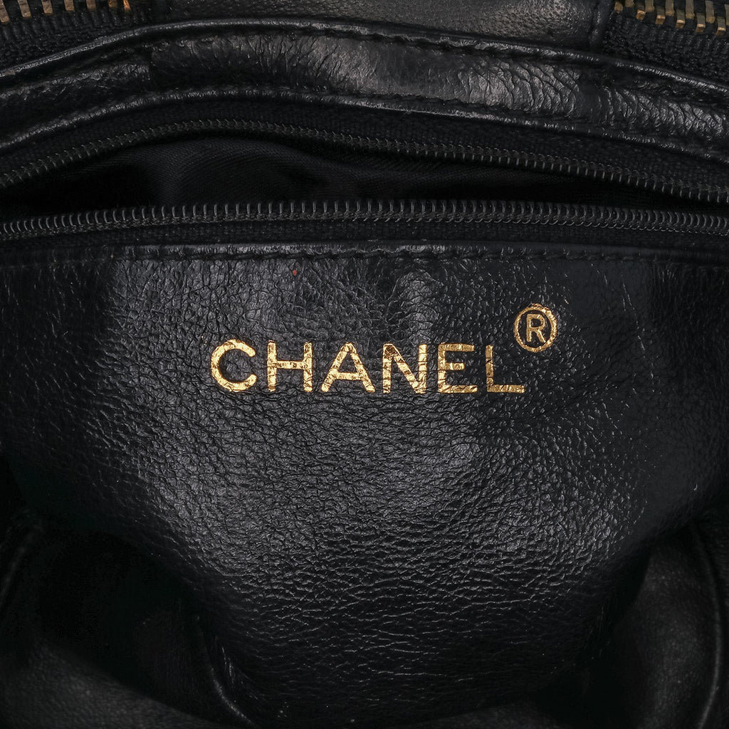 Chanel Quilted Lambskin Tassel Vanity Case with Chain