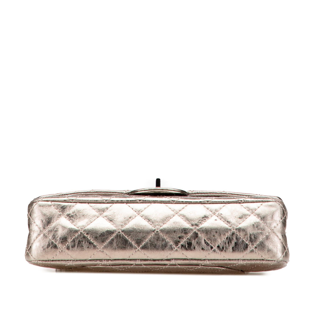 Chanel Reissue 2.55 Aged Metallic Calfskin Double Flap 225