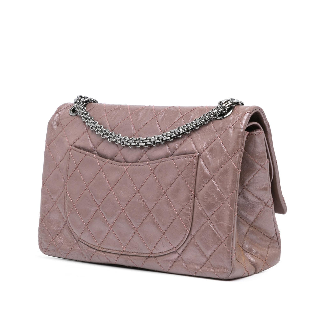 Chanel Reissue 2.55 Aged Metallic Calfskin Double Flap 226