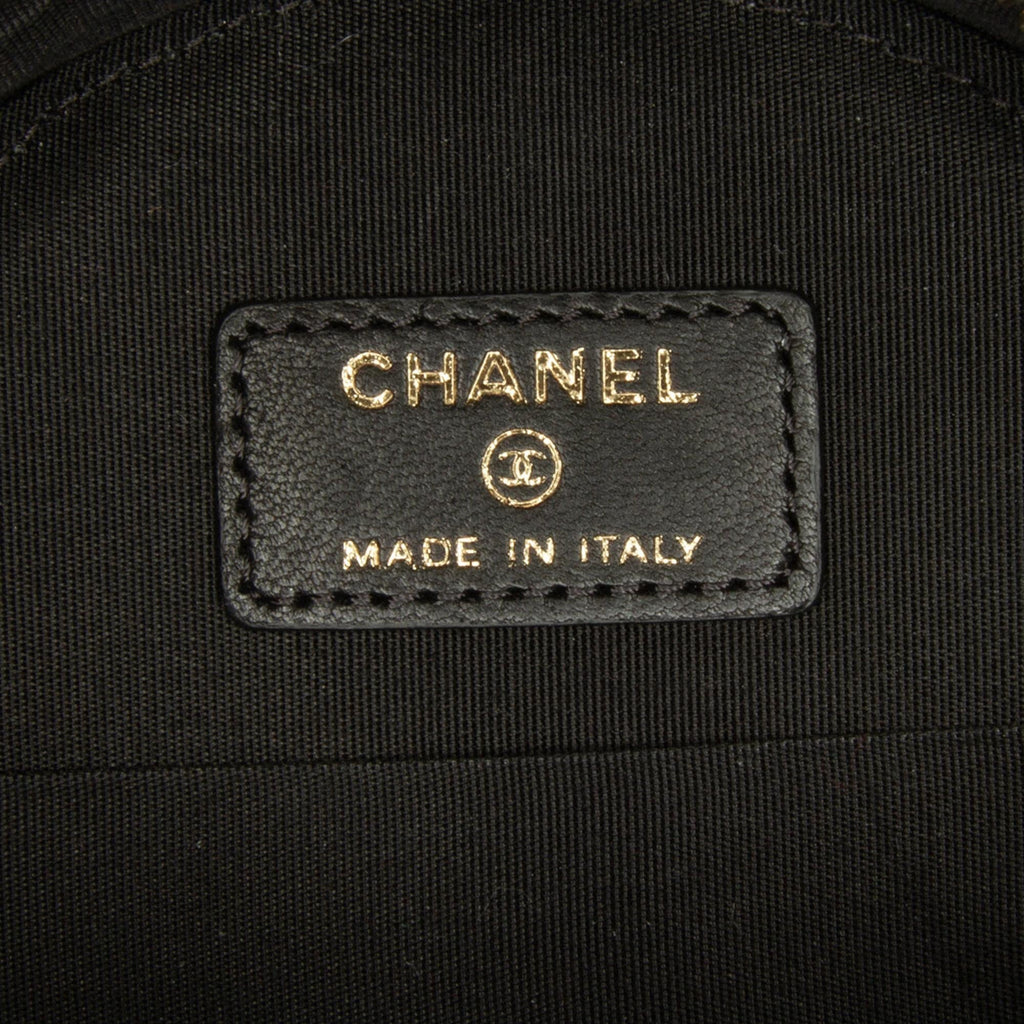 Chanel Round Tweed 19 Clutch with Chain and Lambskin Coin Purse (SHG-QcxD1I)
