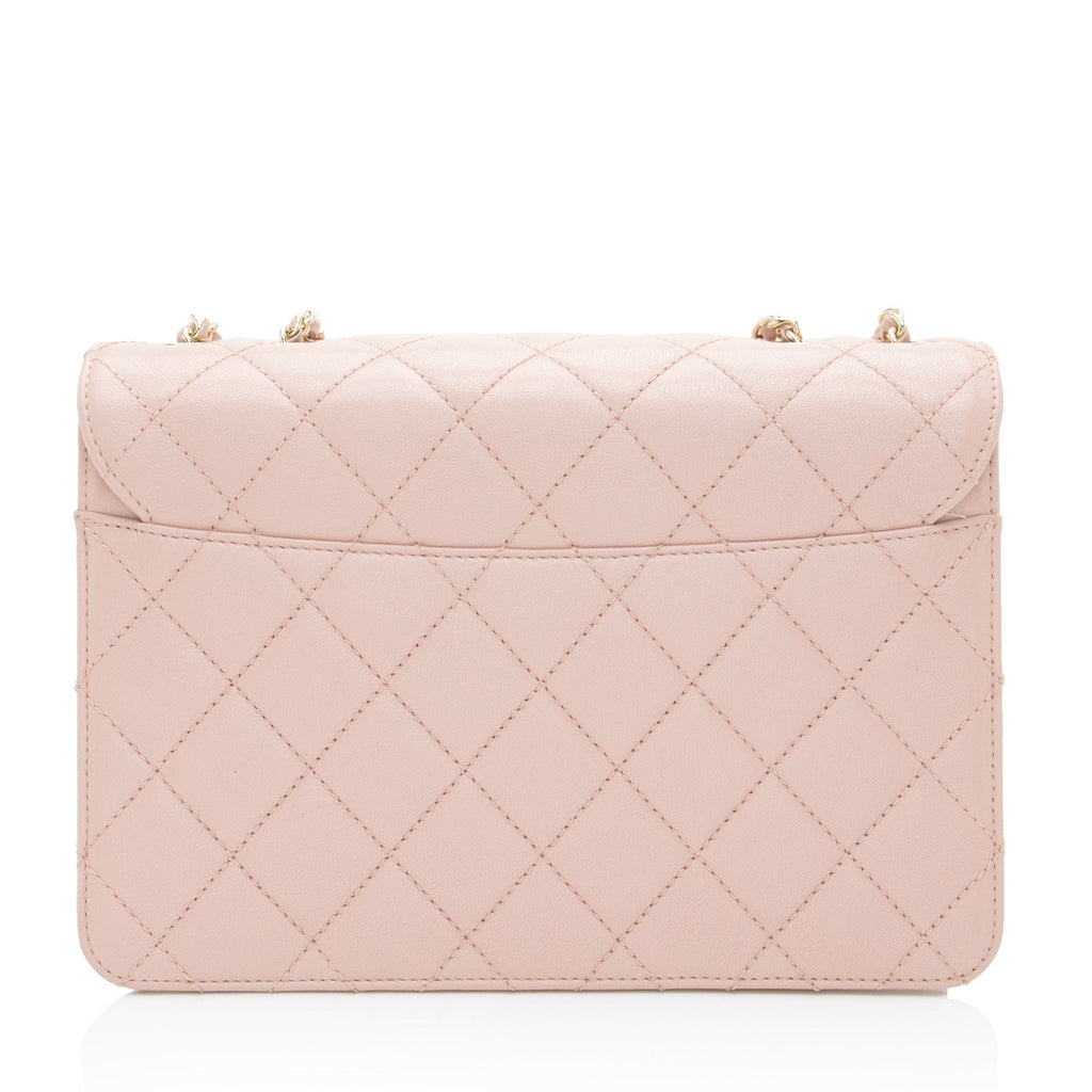 Chanel Sheepskin Beauty Lock Small Flap Bag