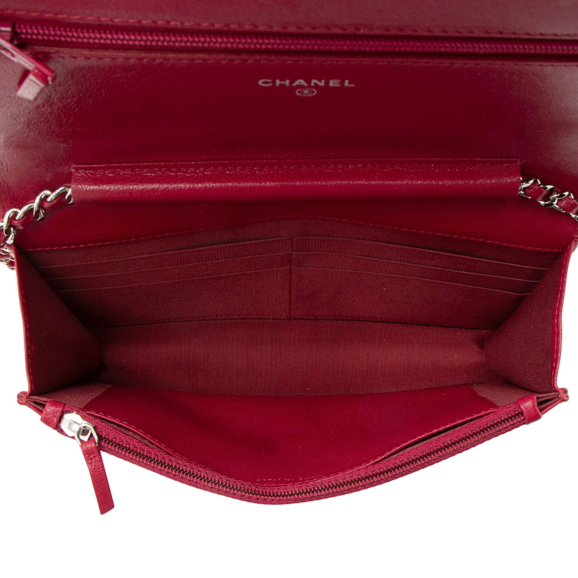 Chanel Sheepskin Mademoiselle Vintage Wallet on Chain