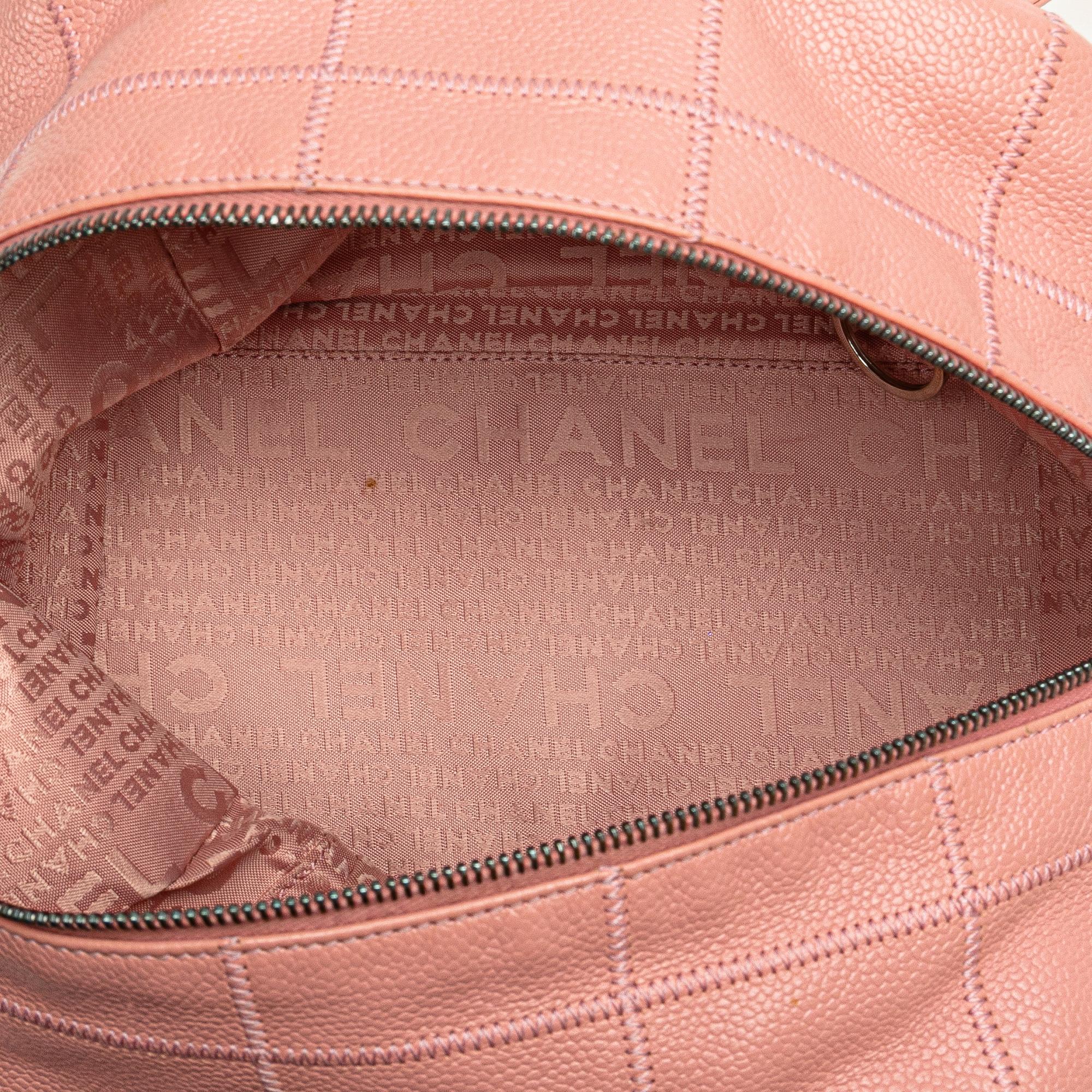 Chanel Small Choco Bar Caviar Shoulder Bag