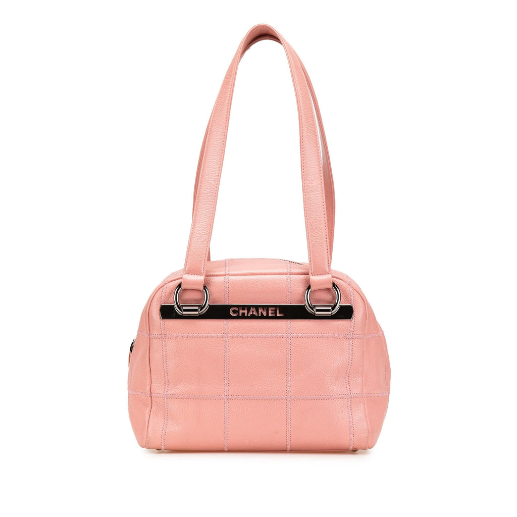 Chanel Small Choco Bar Caviar Shoulder Bag
