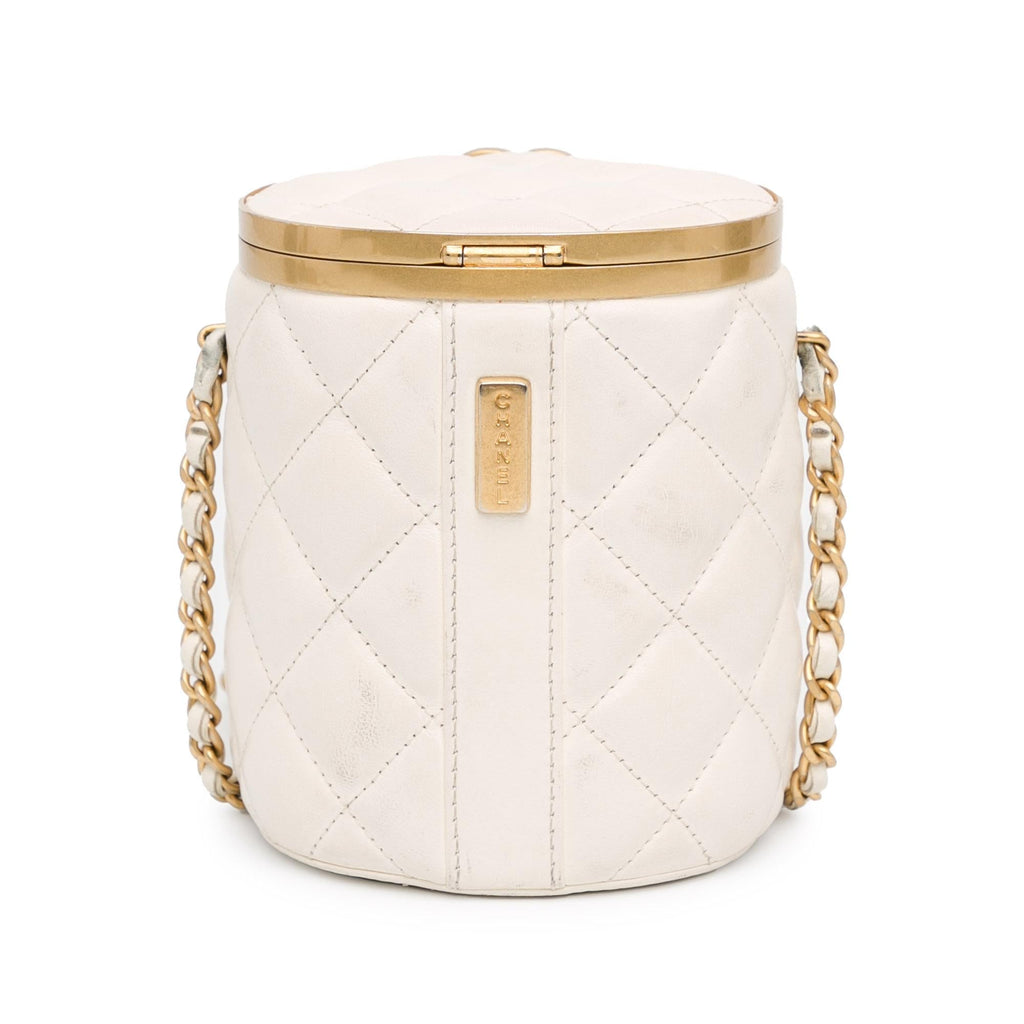 Chanel Small Quilted Lambskin Crown Box Bag