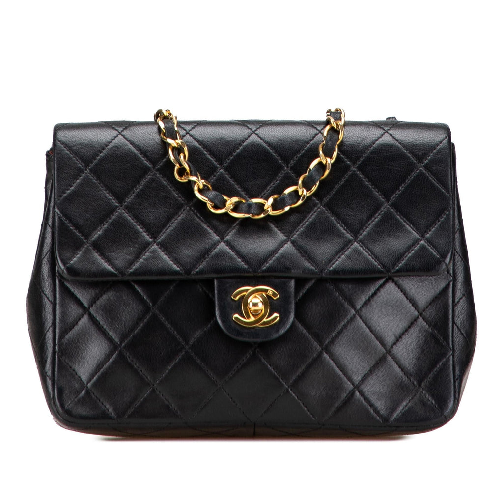 Chanel Square Quilted Lambskin Single Flap