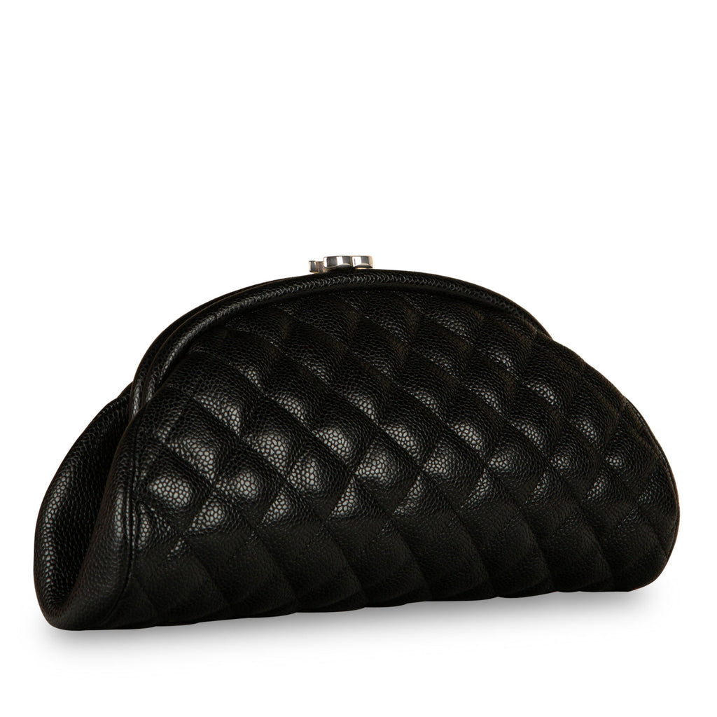 Chanel Timeless Kisslock Half Moon Clutch