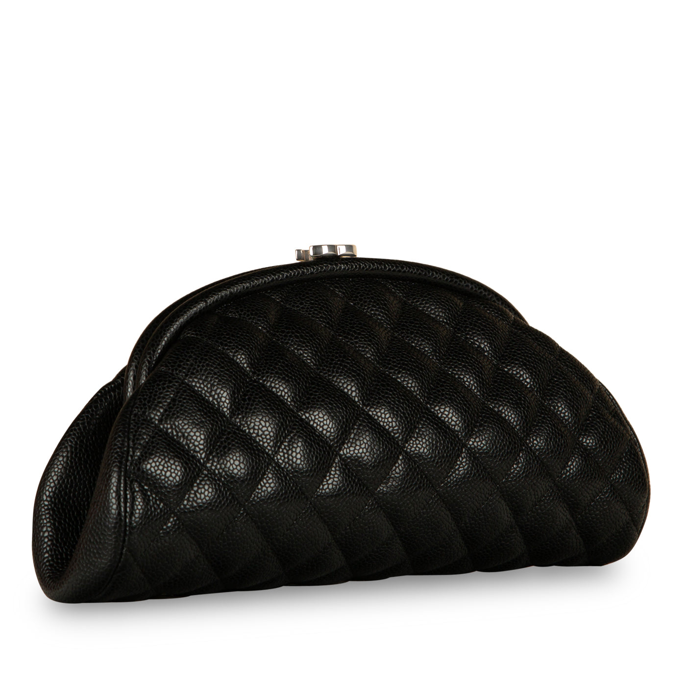 Chanel Timeless Kisslock Half Moon Clutch