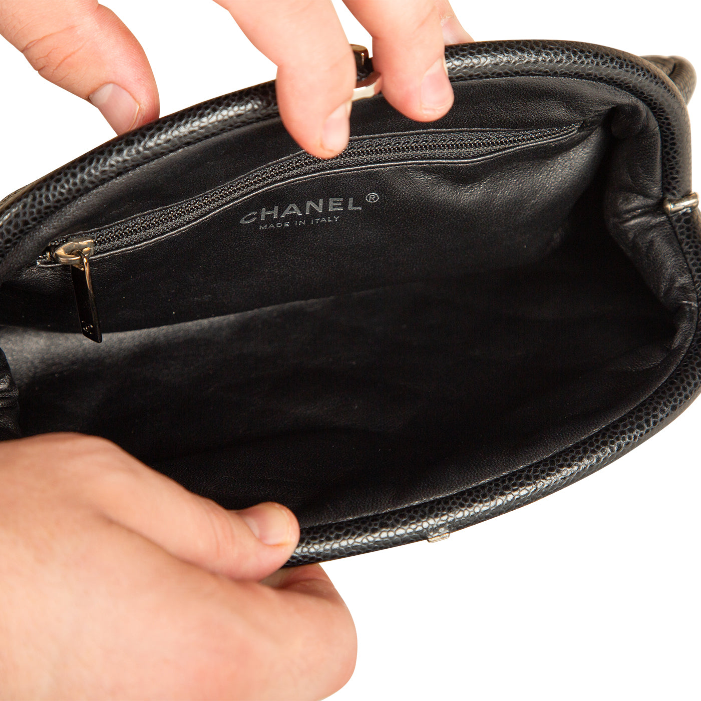 Chanel Timeless Kisslock Half Moon Clutch