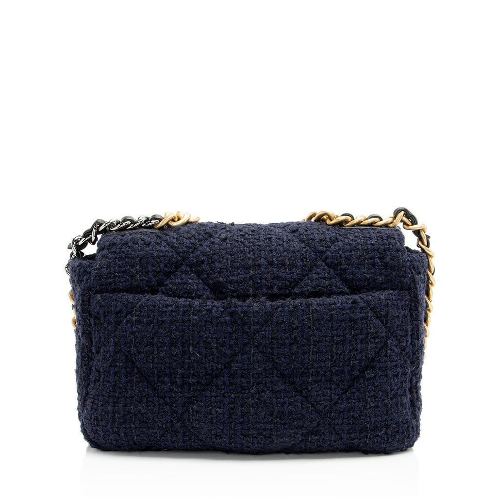 Chanel Tweed 19 Medium Flap Bag