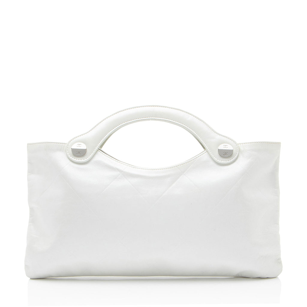 Chanel Vintage Calfskin Flat Tote - FINAL SALE