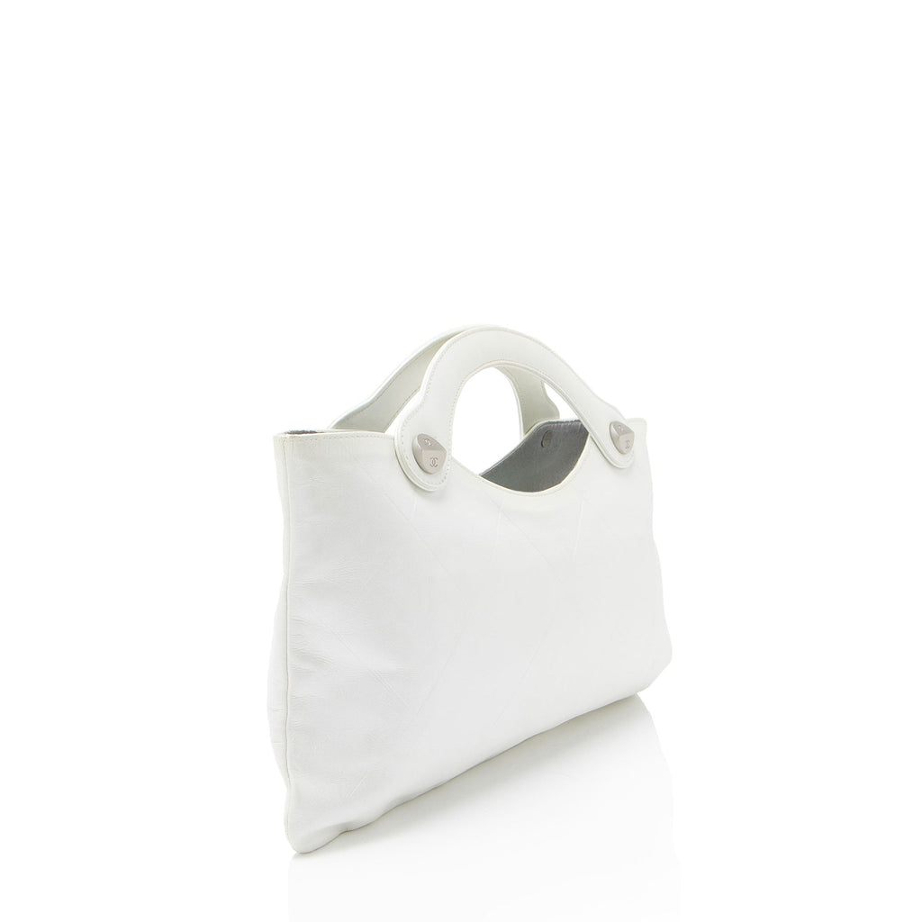 Chanel Vintage Calfskin Flat Tote - FINAL SALE