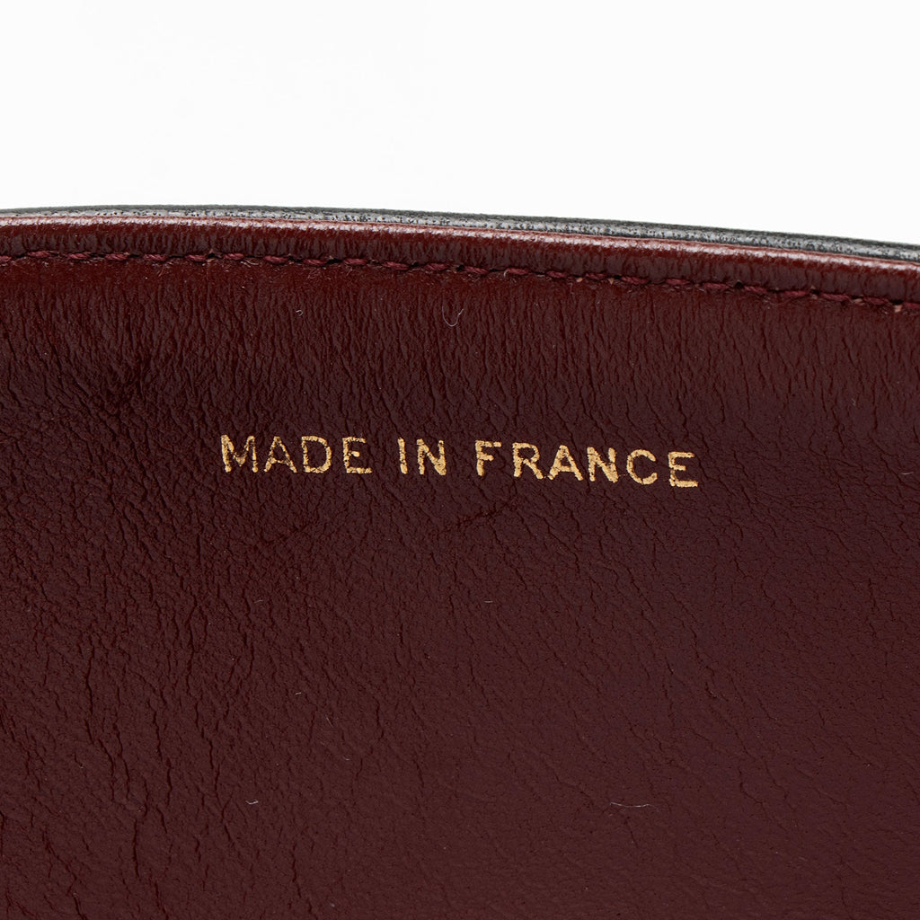 Chanel Vintage Lambskin Circle CC Flap Shoulder Bag