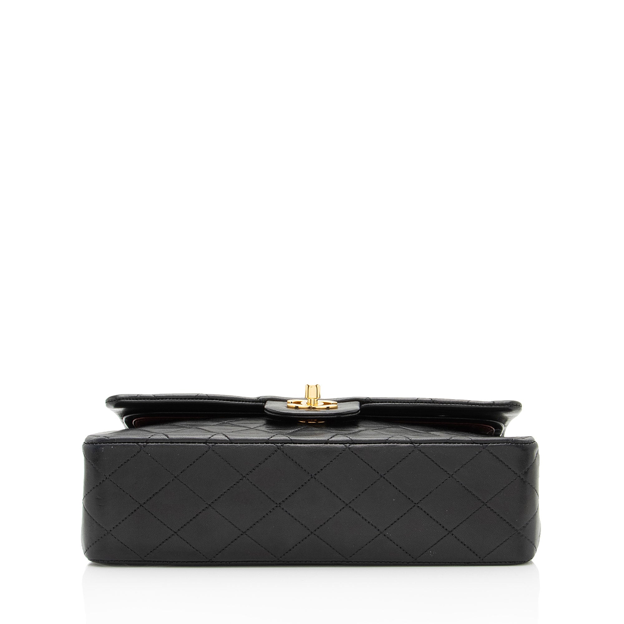 Chanel Vintage Lambskin Classic Medium Double Flap Bag (SHF-G4E2GG)