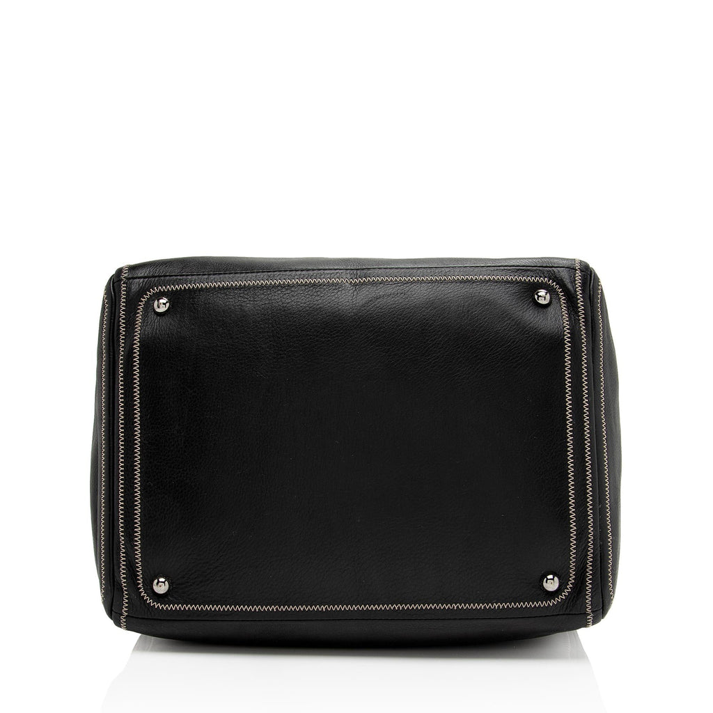 Chanel Vintage Lambskin Essential Bowler Bag (SHF-AnnD2G)