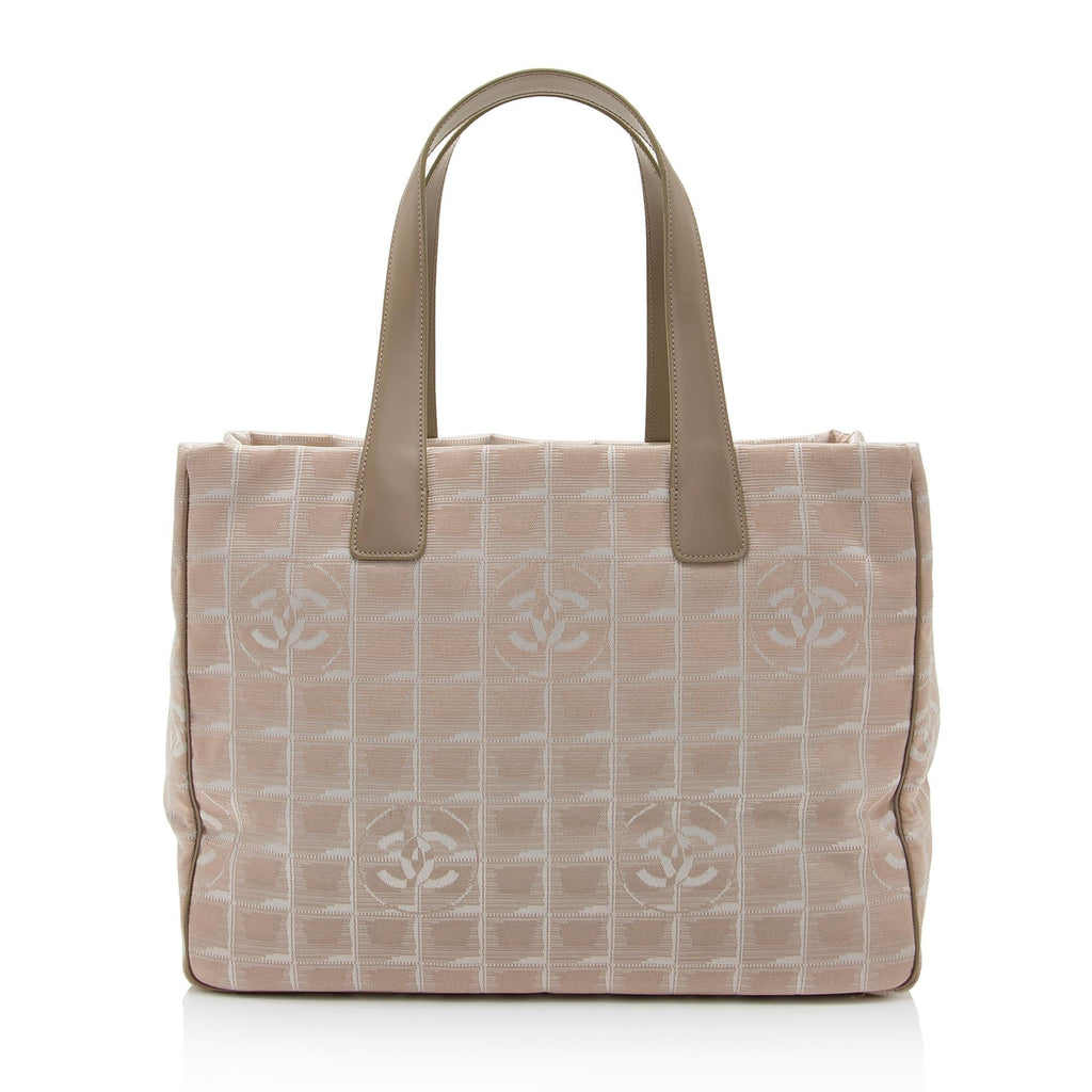 Chanel Vintage Nylon Travel Ligne Large Tote (SHF-ldfHFC)
