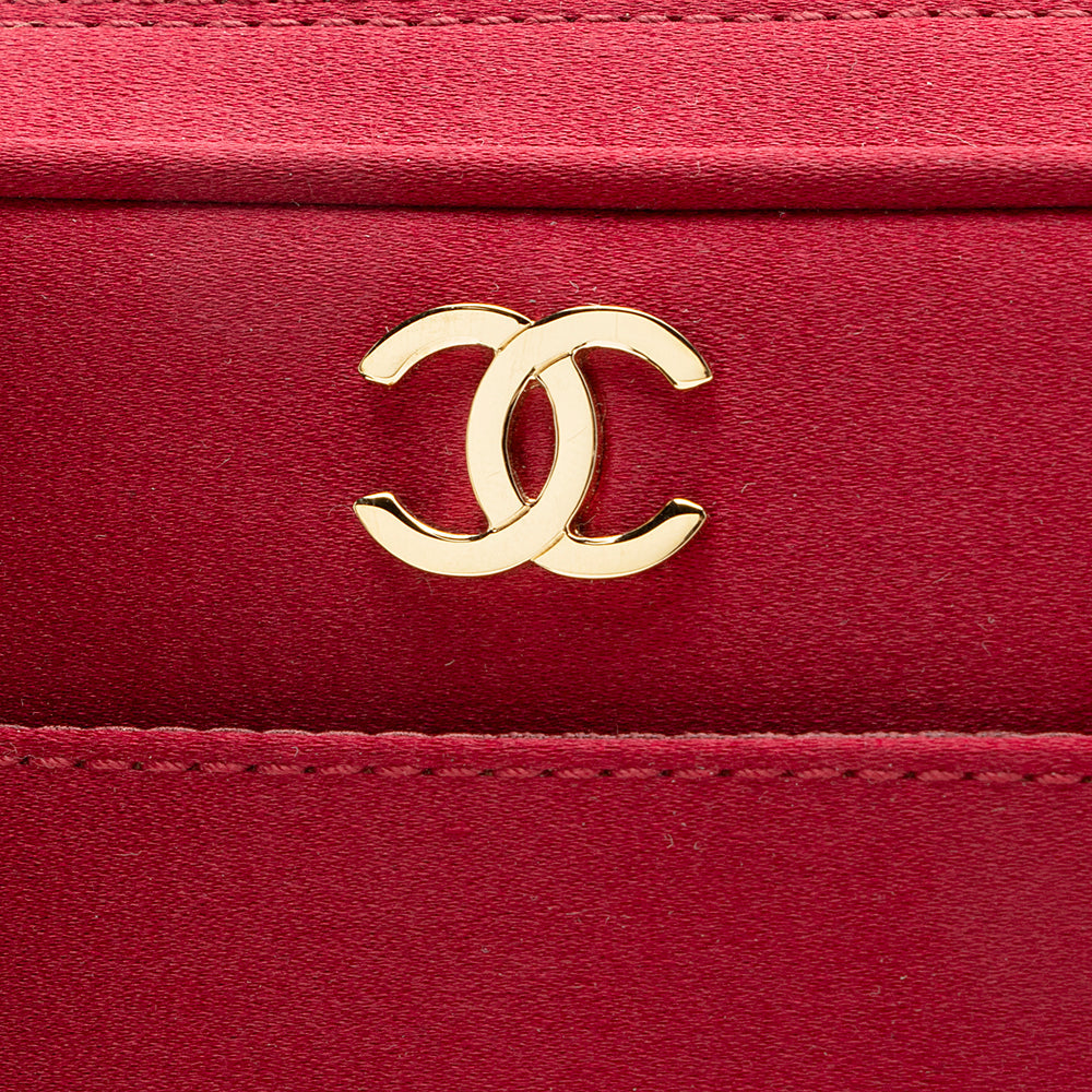 Chanel Vintage Satin Ribbon Small Shoulder Bag (SHF-19278)