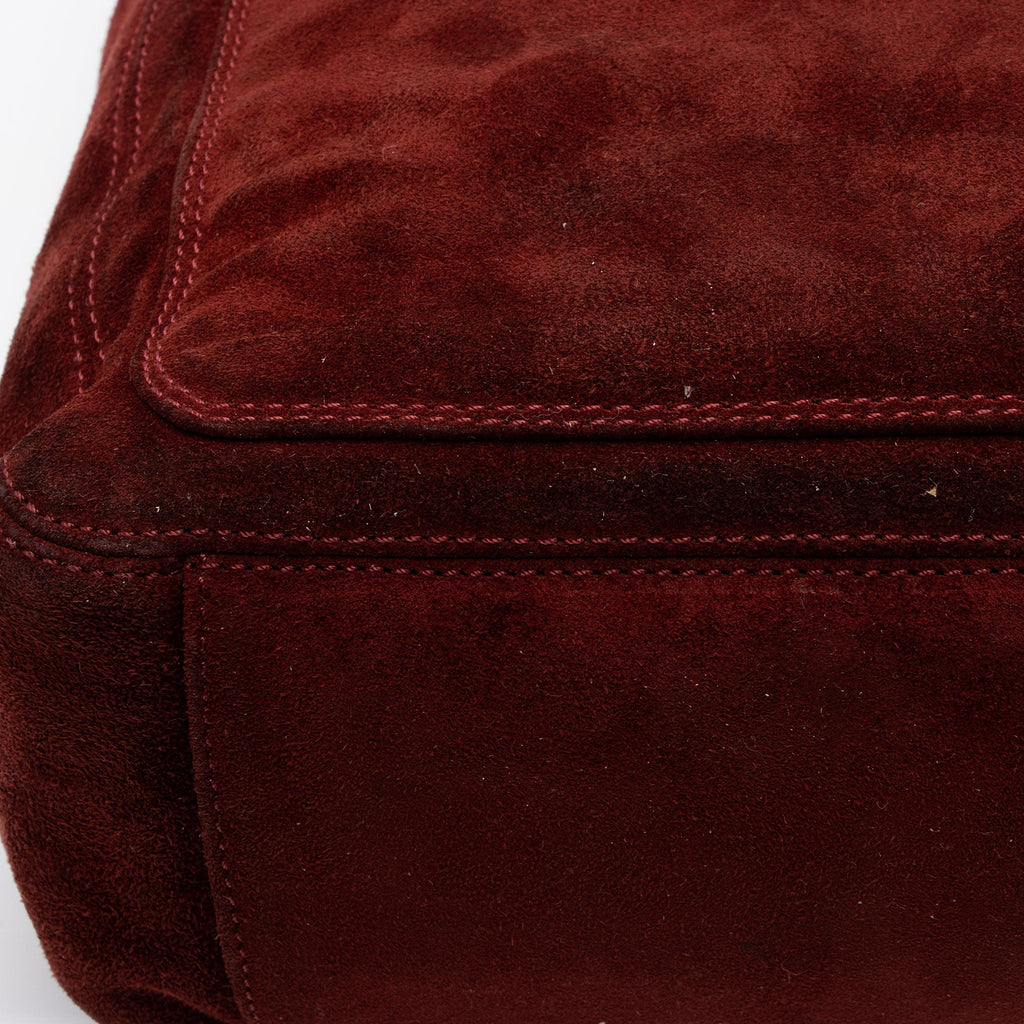 Chanel Vintage Suede CC Tassel Messenger Bag (SHF-evWiOG)