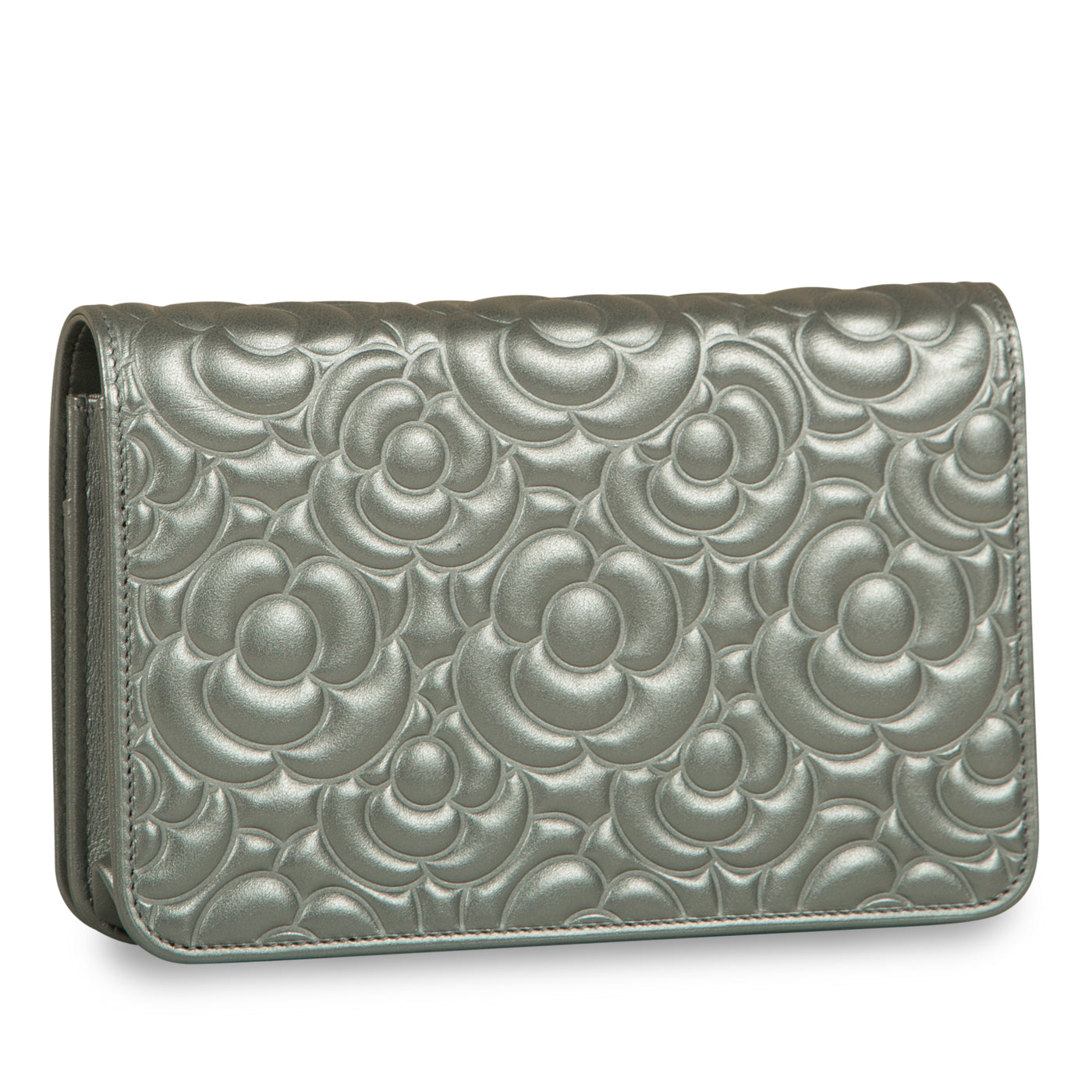 Chanel Camellia Wallet On Chain