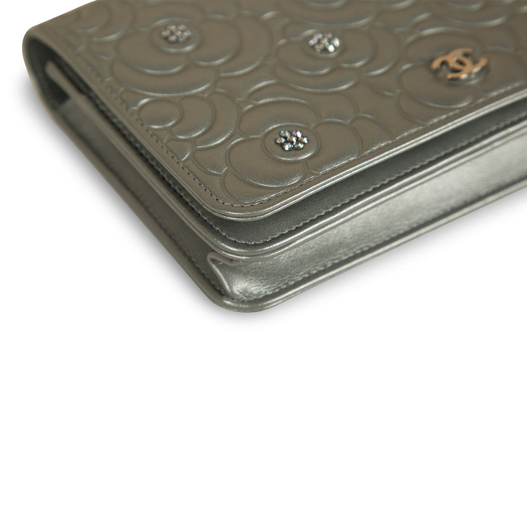 Chanel Camellia Wallet On Chain