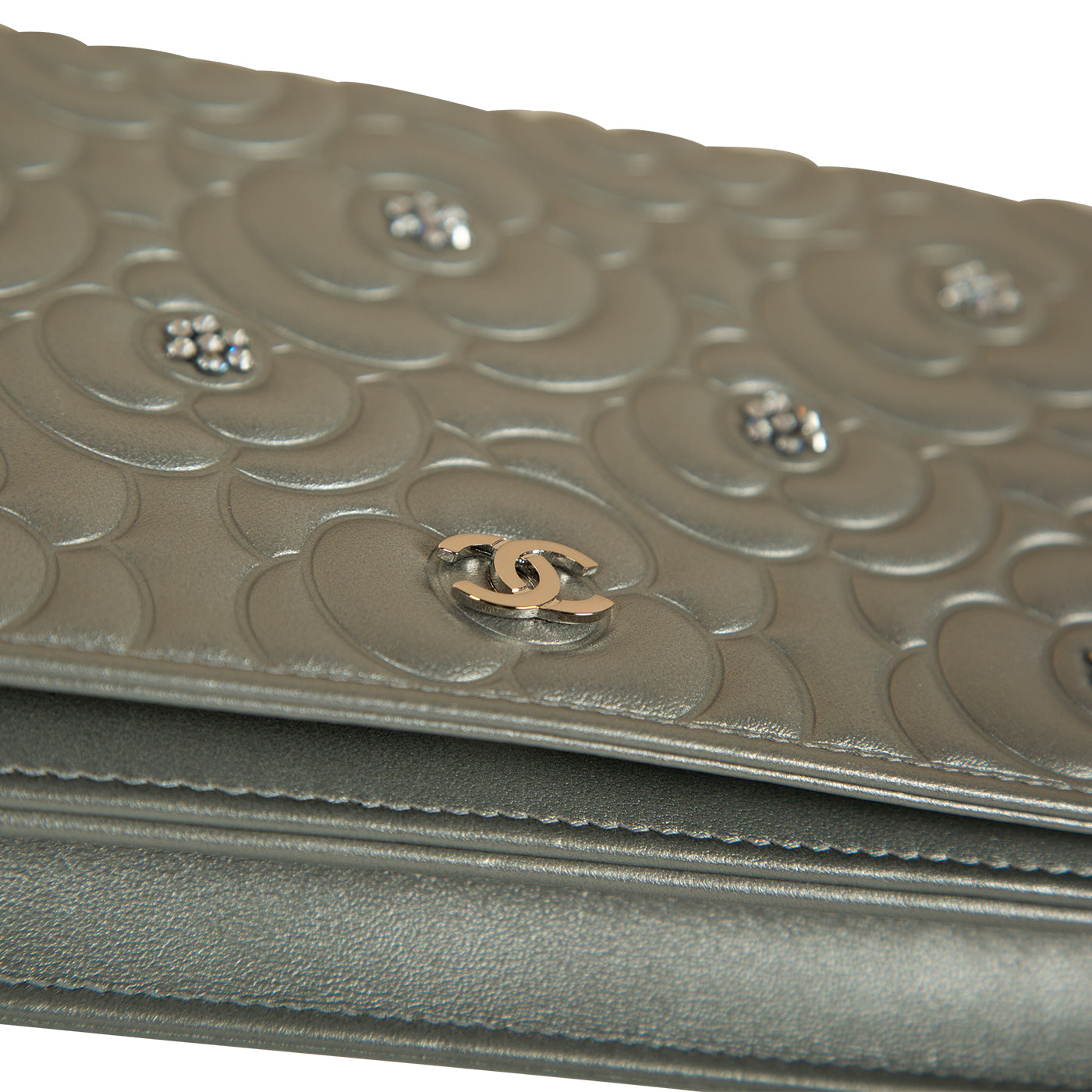 Chanel Camellia Wallet On Chain