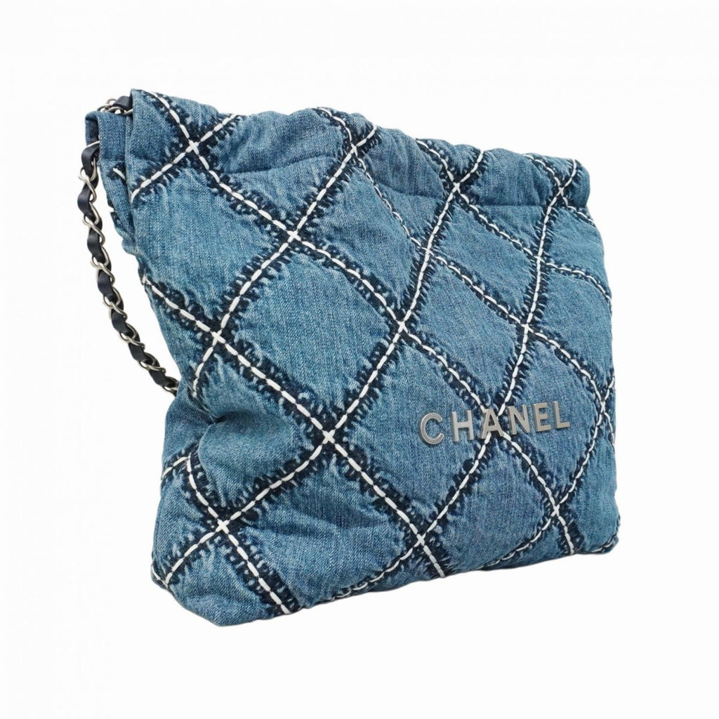 Chanel 22 Small Denim