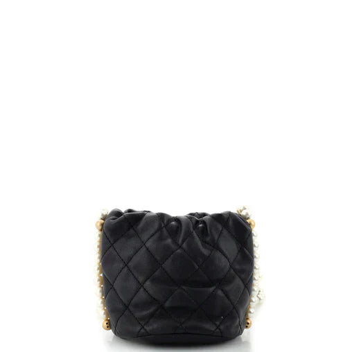 Chanel About Pearls Bucket Bag