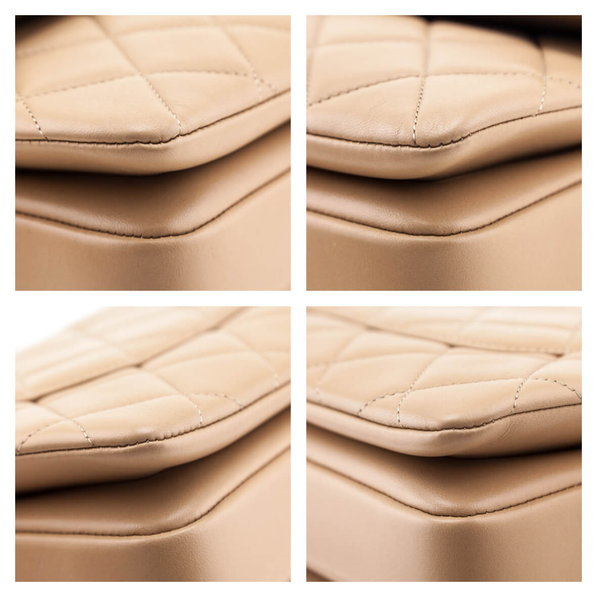 Chanel Beige Lambskin Small Trendy CC Top Handle Flap Bag