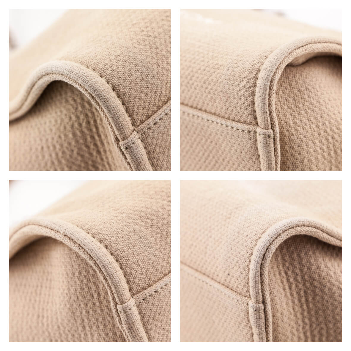Chanel Beige Mixed Fibers Small Deauville Tote