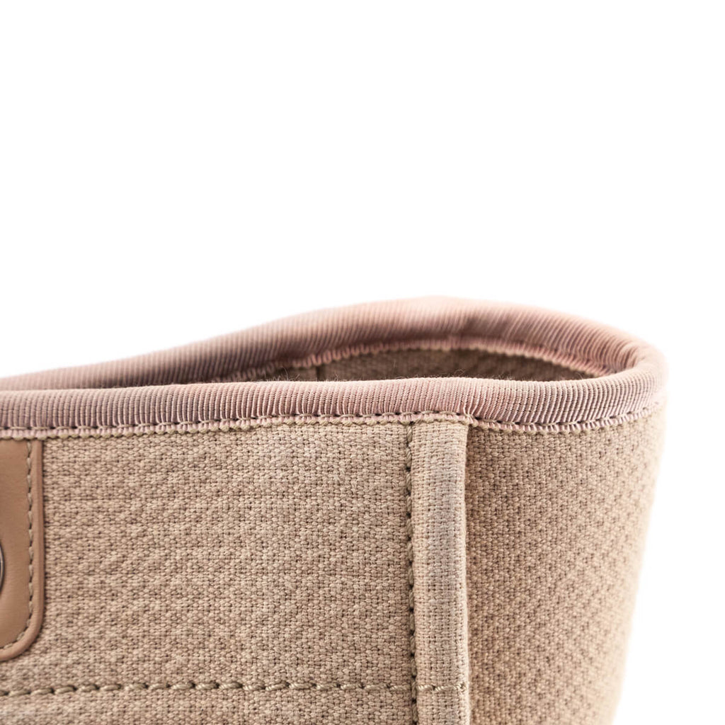 Chanel Beige Mixed Fibers Small Deauville Tote