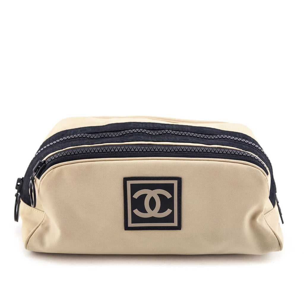 Chanel Beige Sportline Pouch