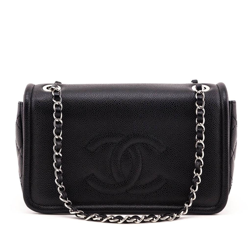 Chanel Black Caviar Timeless CC Flap Bag