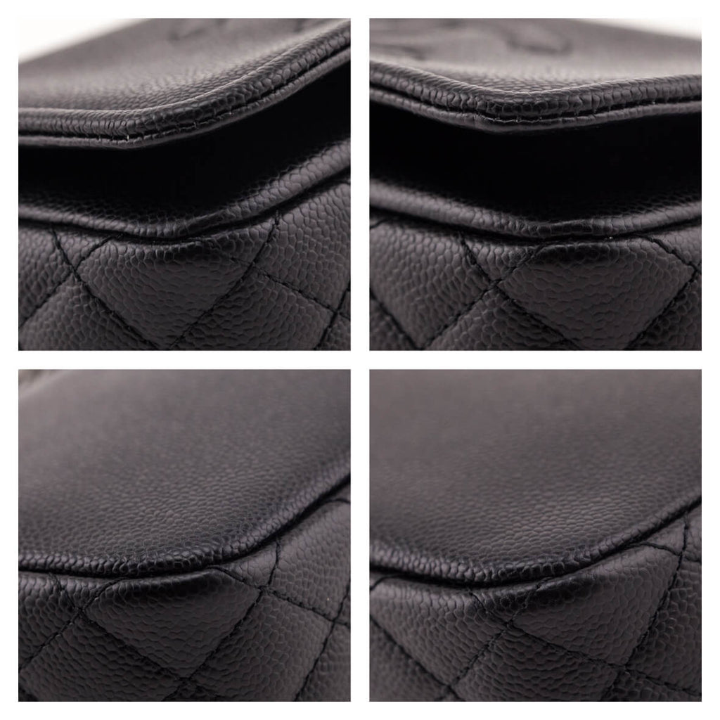 Chanel Black Caviar Timeless CC Flap Bag