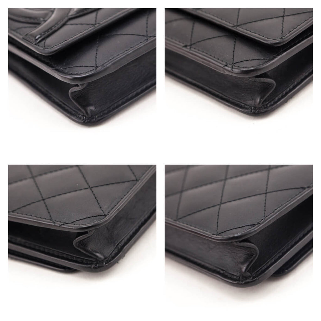 Chanel Black Ligne Cambon Wallet On Chain