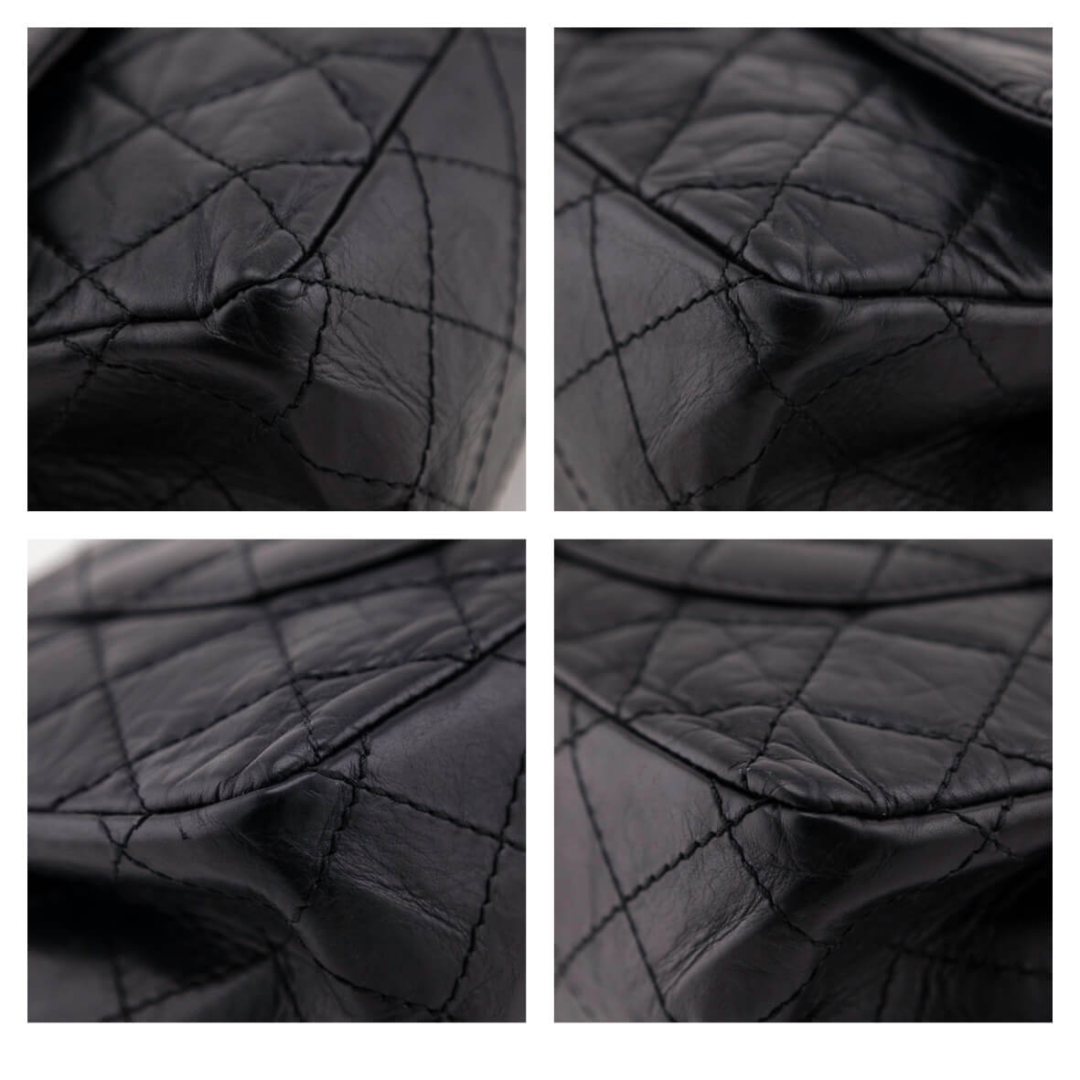Chanel Black Quilted Aged Calfskin 2.55 Reissue 226 Flap Bag