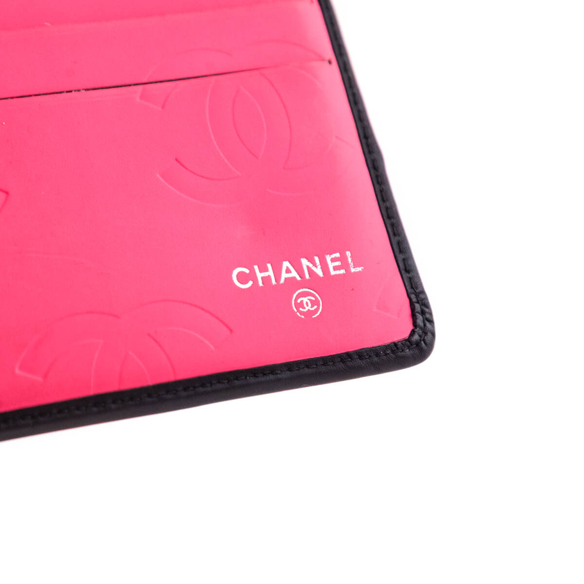 Chanel Black Quilted Calfskin Cambon Tri-Fold Wallet
