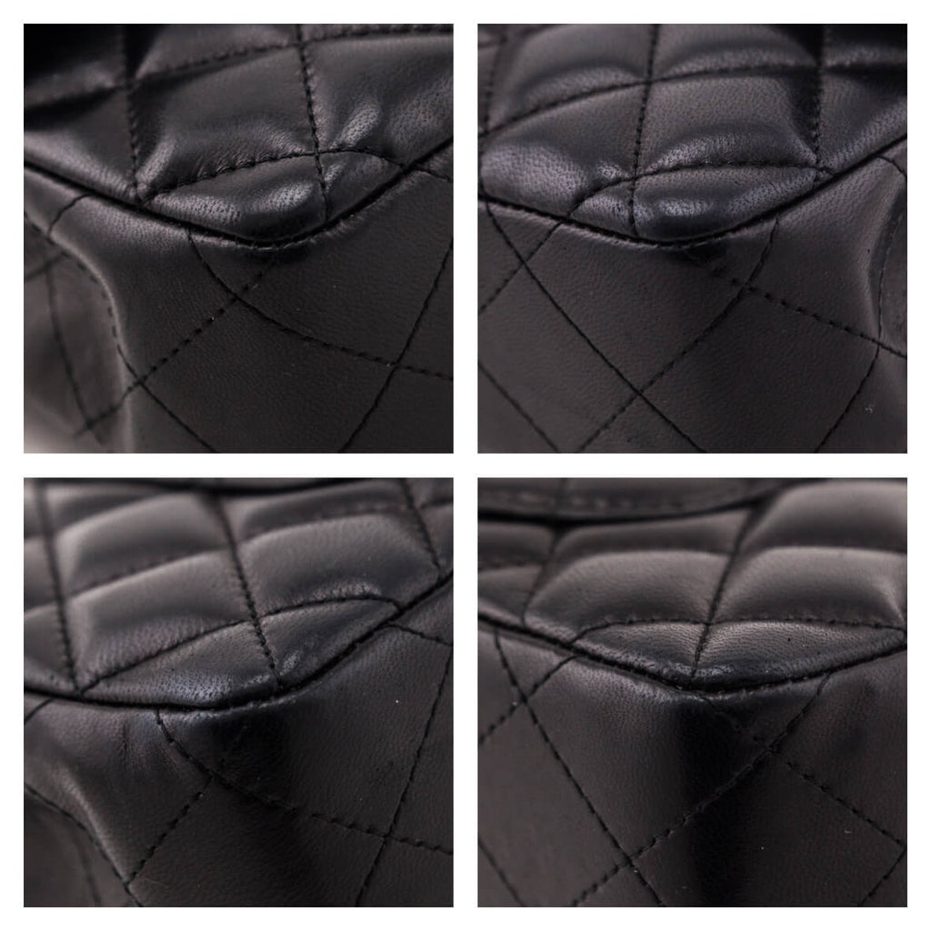 Chanel Black Quilted Lambskin E/W Flap Bag