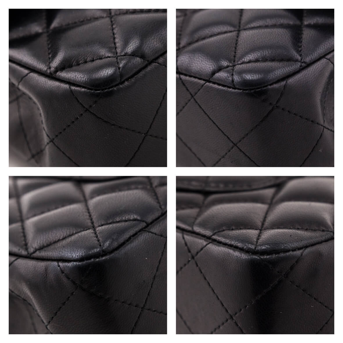 Chanel Black Quilted Lambskin E/W Flap Bag