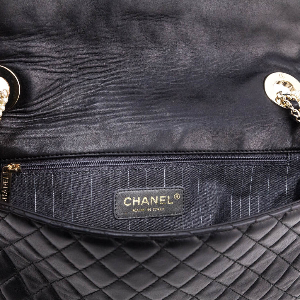 Chanel Black Quilted Lambskin Medium Westminster Flap Bag
