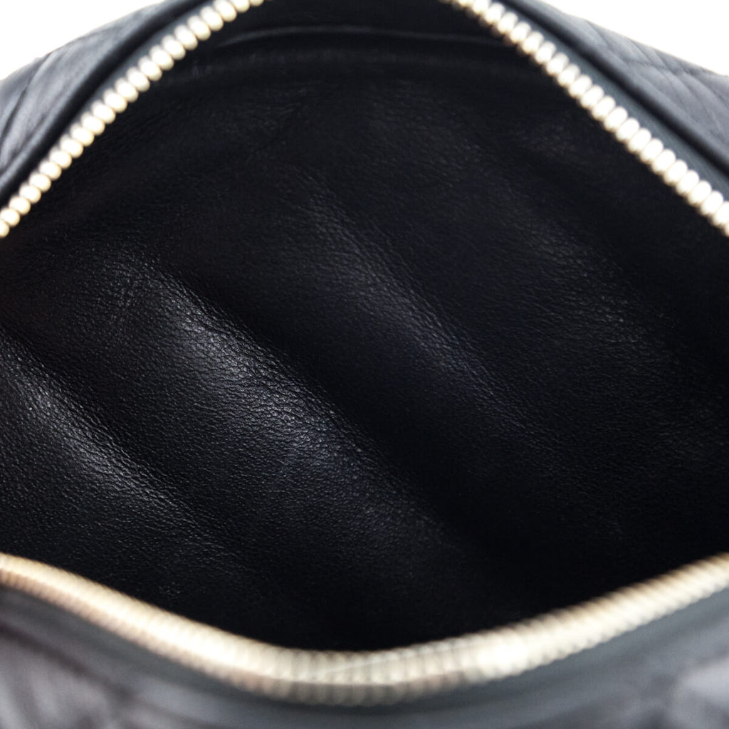 Chanel Black Quilted Lambskin Small Timeless Camera Case