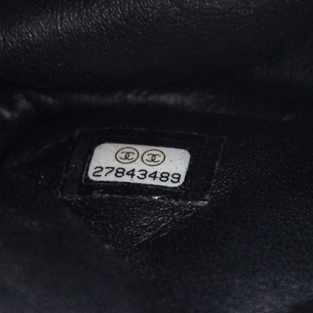 Chanel Black Quilted Lambskin Small Timeless Camera Case