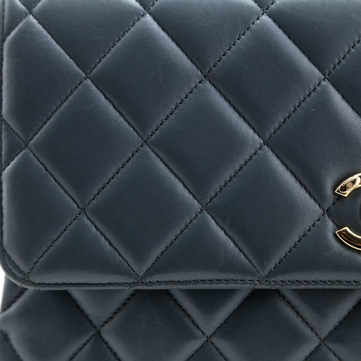 Chanel Blue Quilted Lambskin Large Trendy CC Top Handle GHW