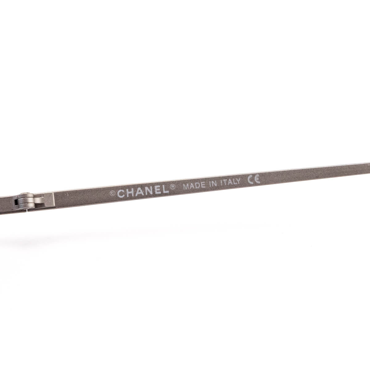 Chanel Blue Tinted Narrow Frameless Vintage CC Sunglasses