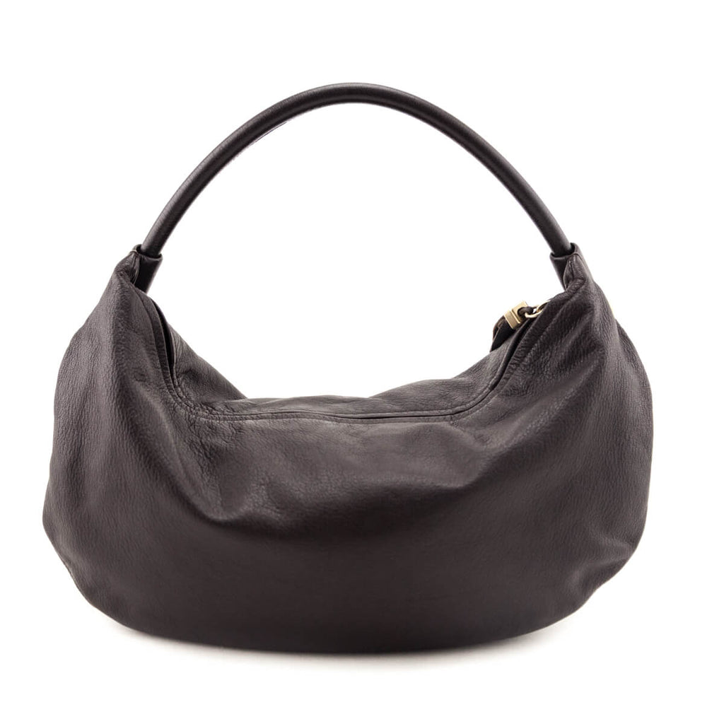 Chanel Brown Calfskin CC Dice Hobo Bag