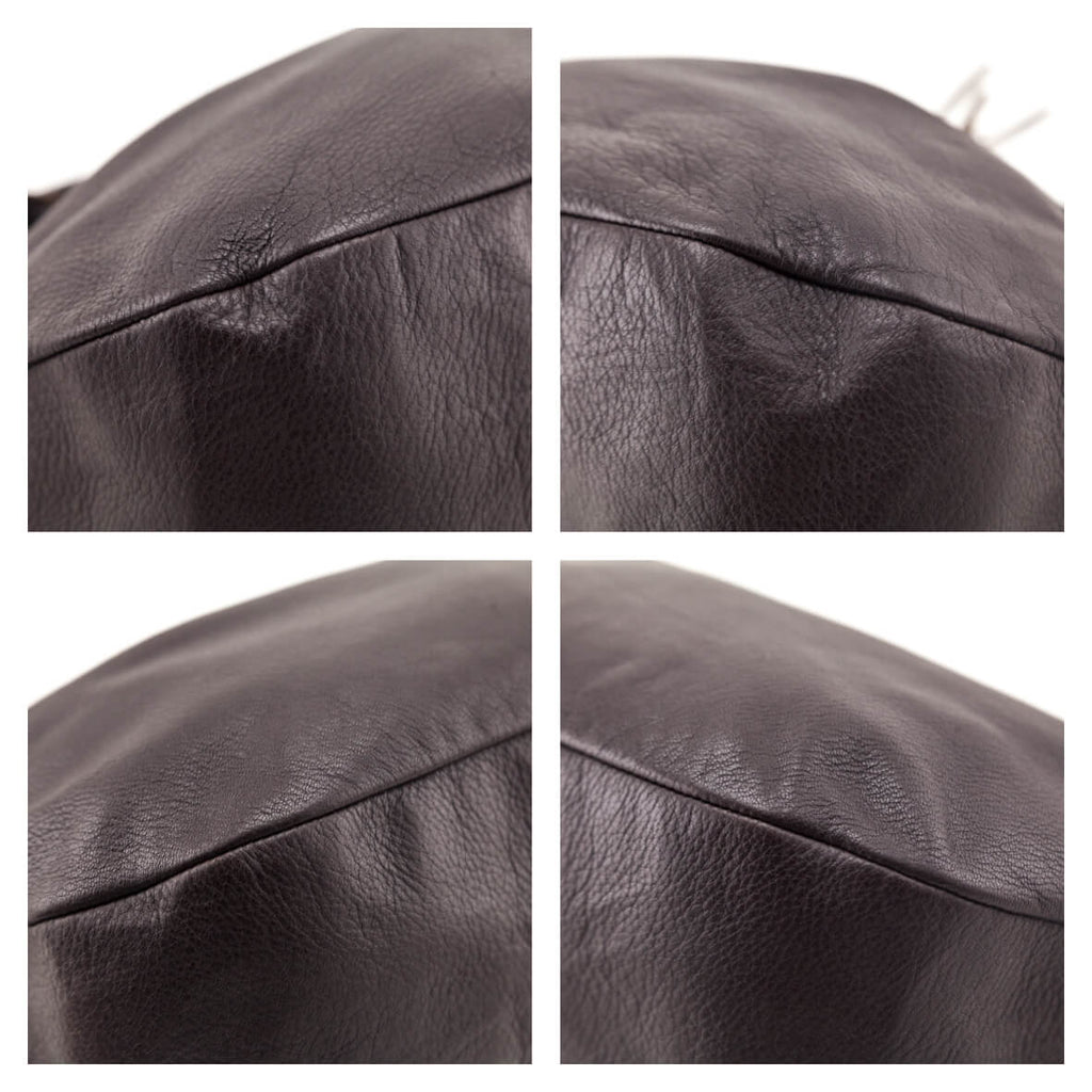 Chanel Brown Calfskin CC Dice Hobo Bag