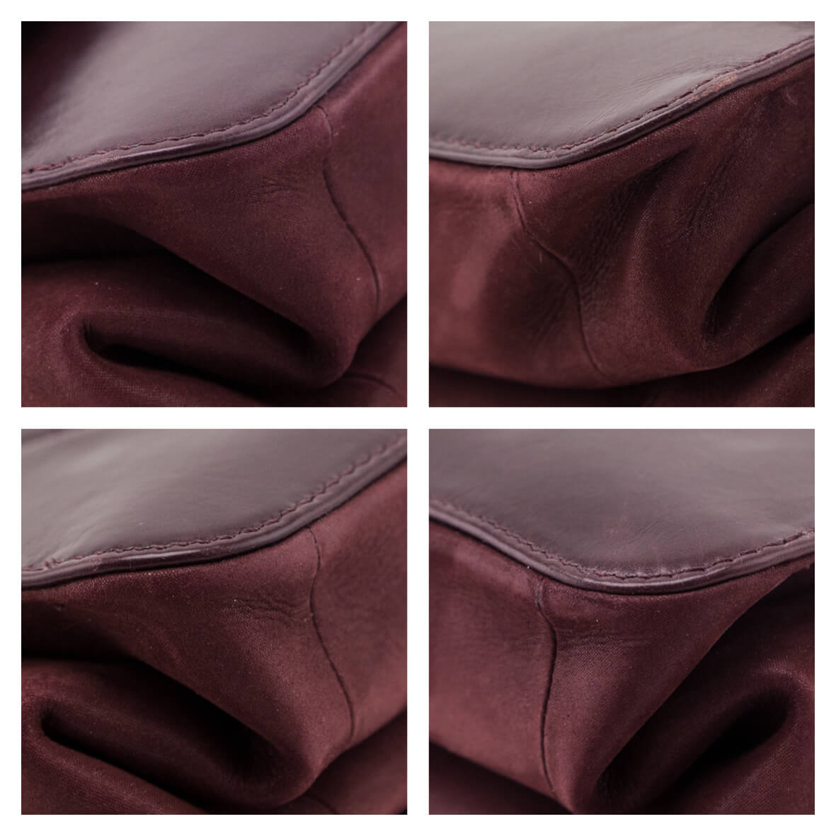 Chanel Burgundy Calfskin Quilted Small Straight Lined Flap Bag